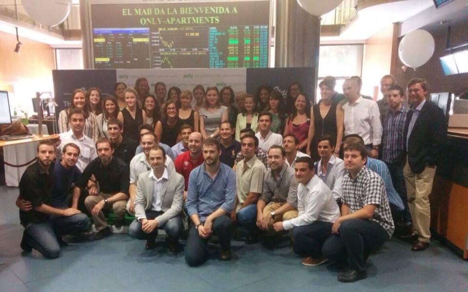 Only-apartments celebrates its entry in the Alternative Spanish Stock Exchange Market (MAB)