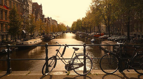 Amsterdam by bicycle
