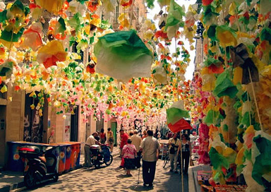 The Fiestas de Gràcia in Barcelona The Fiestas de Gràcia in Barcelona