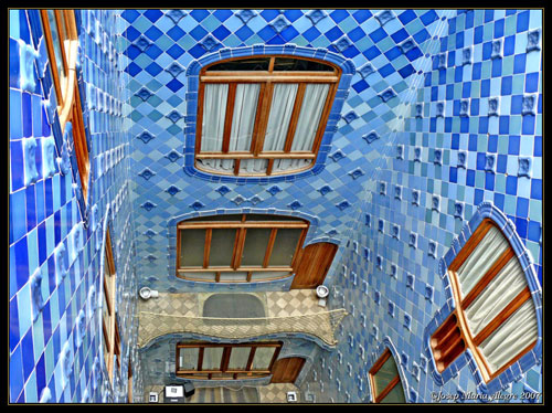 The houses of Gaudi in Barcelona The houses of Gaudi in Barcelona