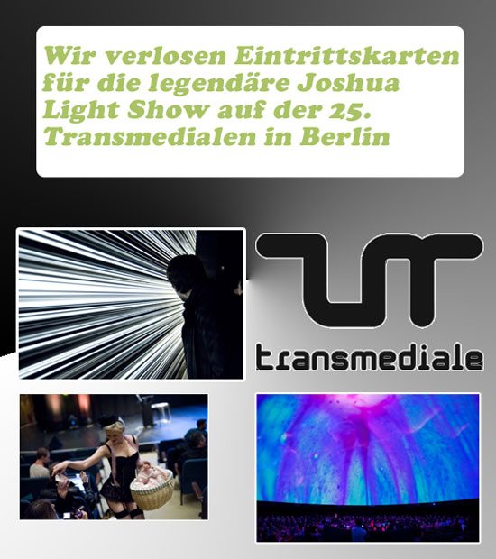 Giveaway: Tickets for the Joshua Light Show at the Transmediale in Berlin