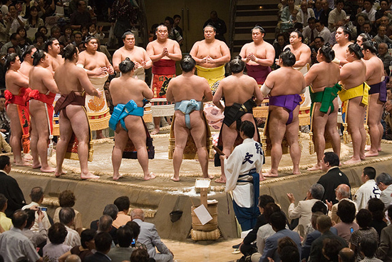 The Grand Sumo Tournament in Tokyo The Grand Sumo Tournament in Tokyo
