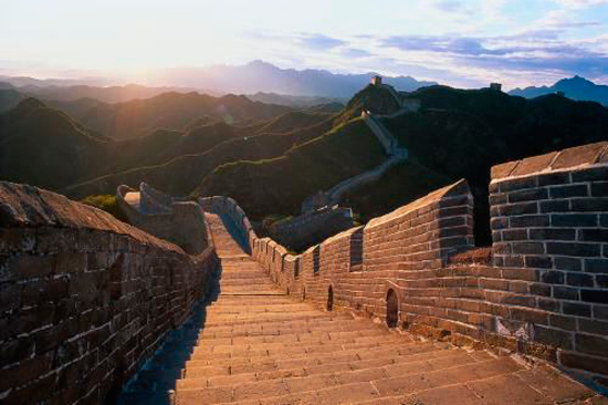 The Great Wall of China and the monuments in Beijing The Great Wall of China and the monuments in Beijing