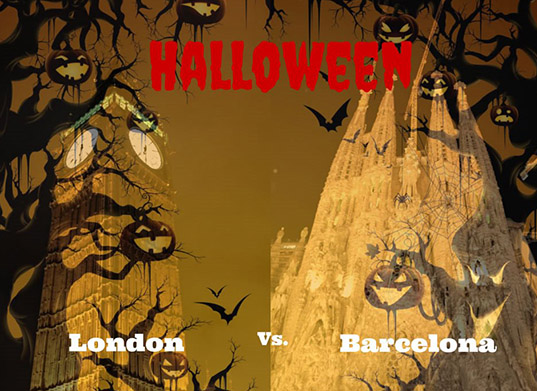 Halloween Plans: London vs. Barcelona Halloween Plans: London vs. Barcelona