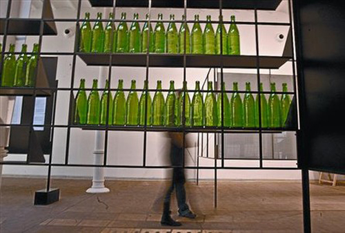 Ibon Aranberri in the Antoni Tapies Foundation