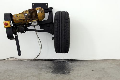 Michael Sailstorfer at the Miro Foundation in Barcelona