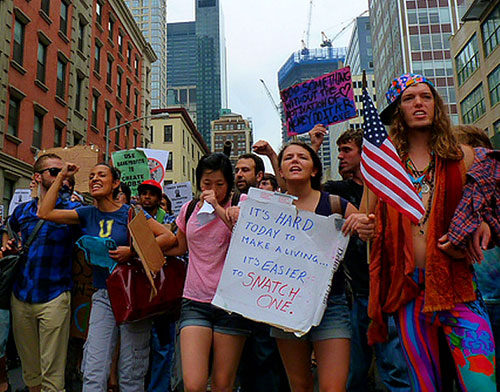 Occupy Wall Street in New York