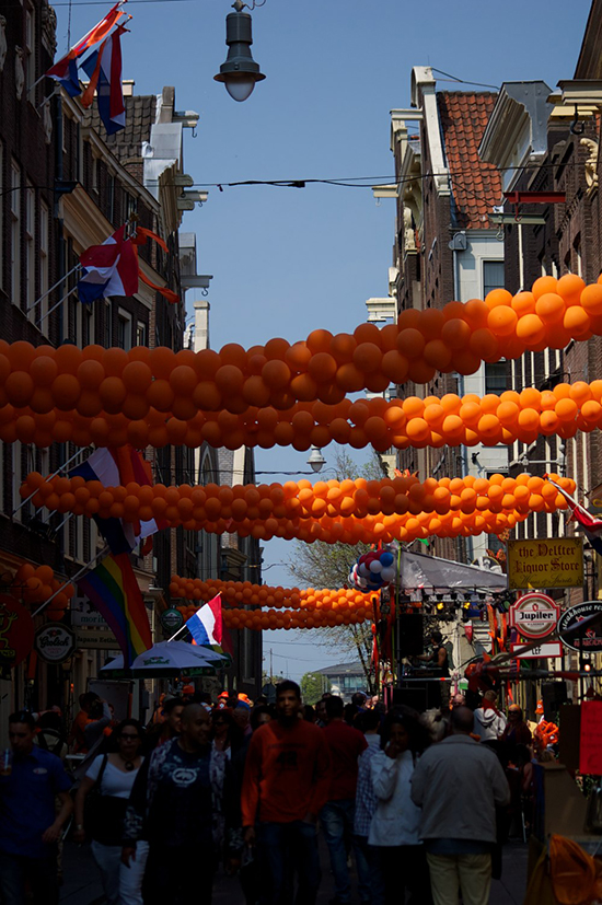 Queen's Day in Amsterdam Queen's Day in Amsterdam