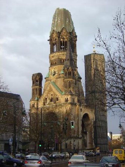 The ruins of the Kaiser Wilhelm Church in Berlin The ruins of the Kaiser Wilhelm Church in Berlin