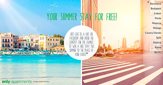 Your summer stay for free! Your summer stay for free!