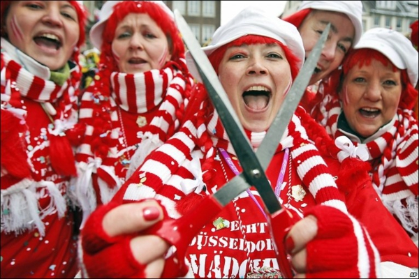 Weiberfastnacht, Wieverfastelovend: Carnival in Germany