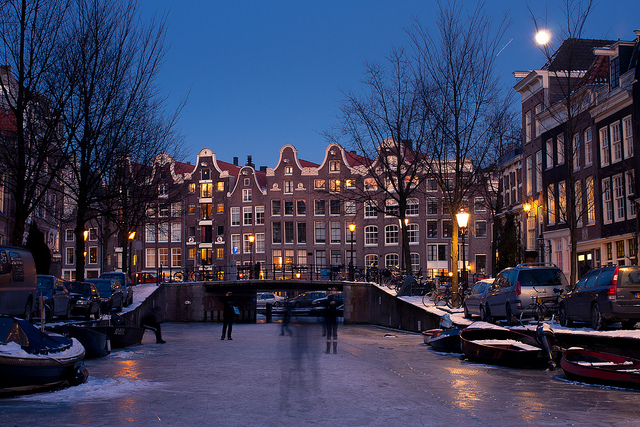 The Magic of Skating on the Canals in Amsterdam