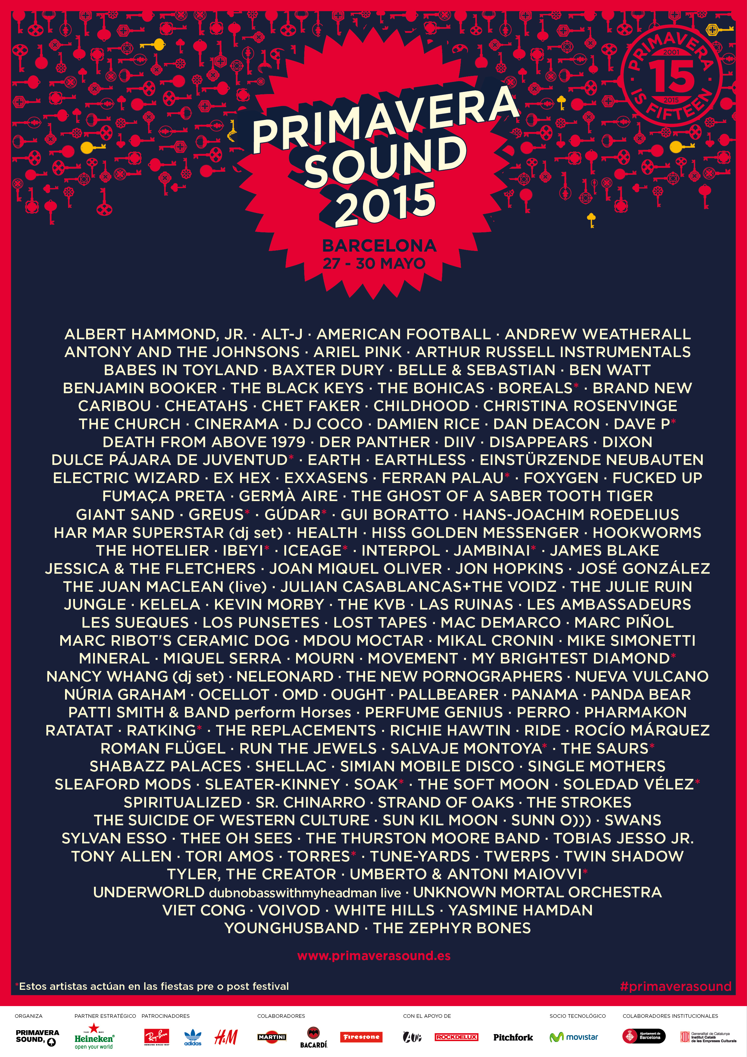 15 Years of Music at Primavera Sound in Barcelona 15 Years of Music at Primavera Sound in Barcelona