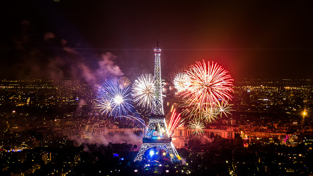 Bastille Day in Paris, New York or New Orleans